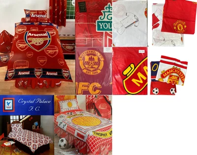 £7.99 • Buy Football Duvet Cover Set Seconds Assorted Teams