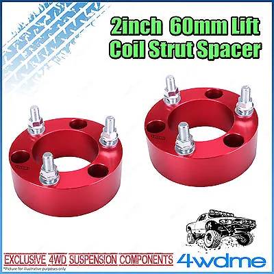 Pair Fits Toyota Hilux GUN126 N80 4WD Front Coil Strut Spacer 2  60mm Lift • $150