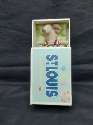 MAILEG Rare Original St Louis Matchbox Mouse Doll Red Mouth Boy Brother Retired • $140