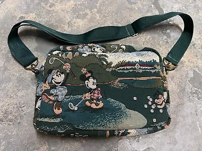 Vintage 90s Disney Mickey & Co Sports Club Golf Purse Bag 3 Piece Travel Set • $45