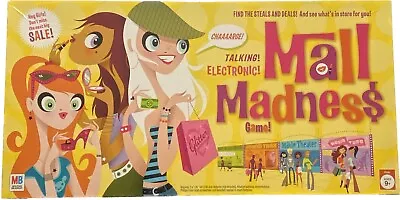 Mall Madness Board Game Yellow Box 2005 Complete Talking Electronic Works • $39