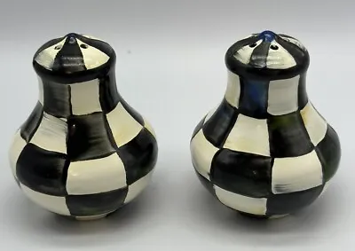 Mackenzie-Childs Courtly Check Salt & Pepper Shakers • $85