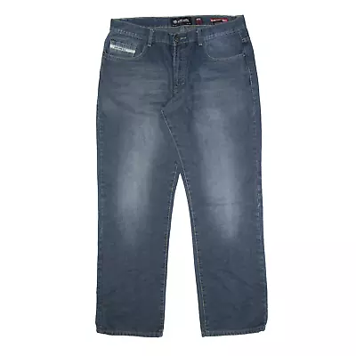 ECKO UNLTD Jeans Blue Denim Slim Straight Stone Wash Mens W36 L31 • £29.99