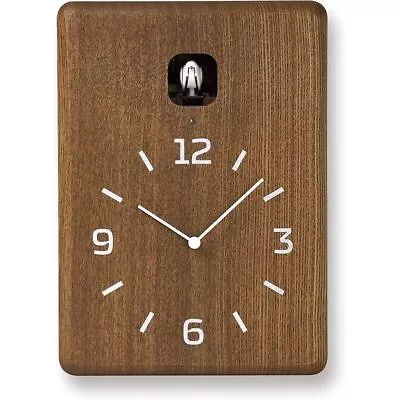 Lemnos CUCU Cuckoo Clock Desk Wall Wood Brown LC10-16 DBW With Light Sensor Gift • $473.39