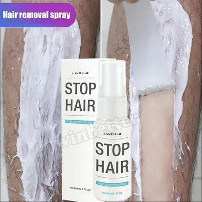$7.85 • Buy Powerful Permanent Hair Removal Spray Stop Hair Growth Inhibitor Remover Cream 