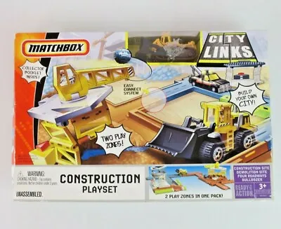 RARE 2008 MATCHBOX CITY LINKS Construction Build Your Own City RARE BOX PLAYSET  • $69.99