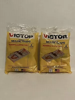 Victor Metal Pedal Original Mouse Traps 8 Traps Included. • $11.35