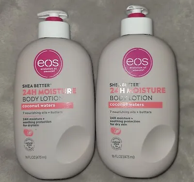 2-Pack EOS Eos Shea Better Body Lotion - Coconut Waters 16 Oz • $25.99