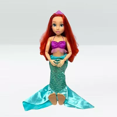 Disney Princess Little Mermaid Ariel Play Date My Size 32” Tall Doll Jakks • $39.95