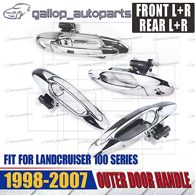 Set FRONT + REAR Outer Door Handle For Toyota Landcruiser 100 Series 1998~2007 • $55.45