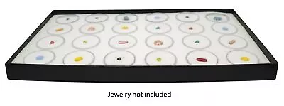 Novel Box Jewelry Stackable Black Plastic Utility Tray With Gem Jar Insert • $19.99