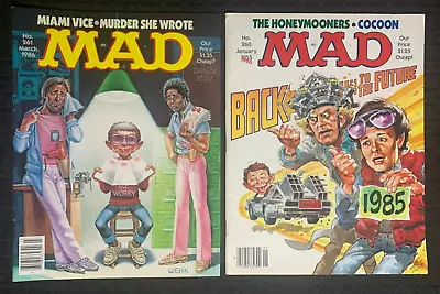 1986 MAD MAGAZINE #260 & 261 VG/FN 5.0 Alfred E Neuman / Back To Future LOT Of 2 • $15.25