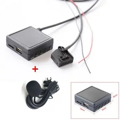 For Mercedes Comand 2.0 Bluetooth Aux Cable Adapter Module +Microphone Handsfree • $21.10