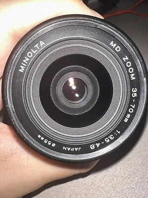 Minolta MD 35-70mm W/ Macro F3.5 W/ Tiffen UV 2 Caps • $85