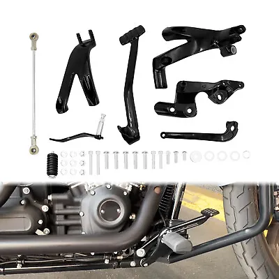 Black Forward Controls Kits Fit For Harley Softail Low Rider Street Bob 2018-23 • $123.99