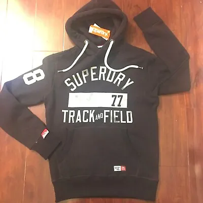 New Superdry Trackster Hoodie Hooded Autumn Blackberry Maroon Men Size Small S  • $39.99