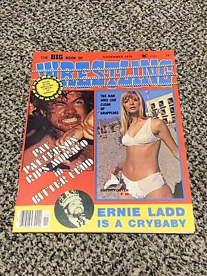 The Big Book Of Wrestling November 1976 Muhammad Ali Ernie Ladd Pat Patterson • $20