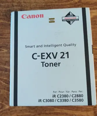 Genuine Canon C-EXV 21 Toner Black For Various Devices • £14.95