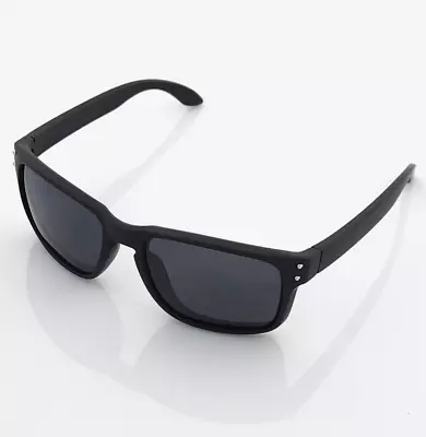 NEW Polarized Sunglasses Holbrook Matte Black Frame Dark Smoke Polarized Lens  • $24