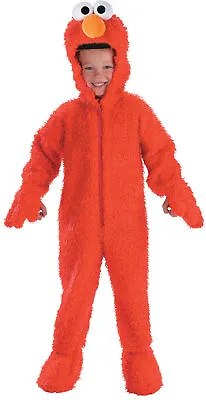 Elmo Plush Deluxe Child Costume Toddler Sesame Street Red Jumpsuit Halloween • $44.95