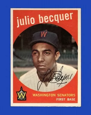 1959 Topps Set-Break # 93 Julio Becquer NM-MT OR BETTER *GMCARDS* • $0.79