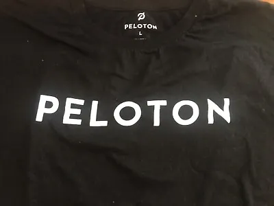 $2.99 • Buy Peloton Short Sleeved Century 100 Cycling T-shirt Black Large 