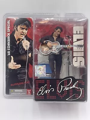 2004 Elvis Presley 1968 Comeback McFarlane Toys 6 In Action Figure New Read • $38