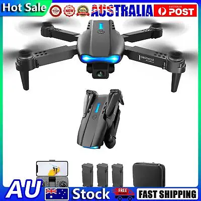 $33.89 • Buy Aeroplane USB Charging FPV Drones For Boys Girls (Black 3Battery 2 Camera) Hot