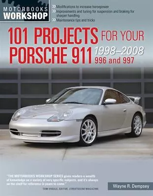 Porsche 911 Shop Service Repair 101 Projects Manual 996 997 1998-2008 Book • $34.70