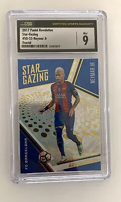 Neymar Jr  Star Gazing Card Sg25  Panini Revolution Soccer 2017 • $30