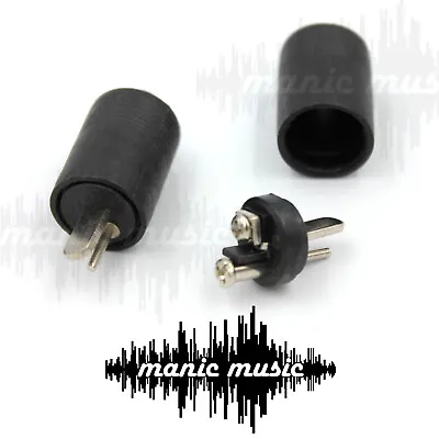 2 Pin DIN Speaker Jack Screw Type Plug No Soldering Vintage Amplifiers B&Q Sonab • $18.99