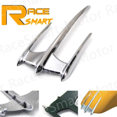 $35.15 • Buy For Yamaha All V Star 1300 / 1100 / 650 Chrome Mudguard Fenders Decoration