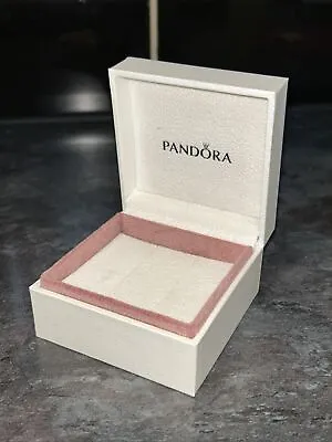 Genuine Pandora Medium Charm Bracelet Necklace Gift Box In Original Pink & White • £7.50