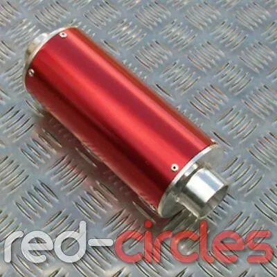 £11.99 • Buy 28mm RED BIG BORE PIT BIKE EXHAUST MUFFLER FOR 50cc 110cc 125cc 140cc PITBIKE