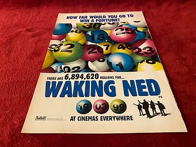 Framed Movie Advert 12x9 Waking Ned : Ian Bannen. David Kelly • £24.99