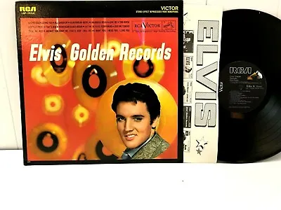  ELVIS' GOLDEN RECORDS   LP VINYL RECORD:  #LSP-1707(e) ON RCA VICTOR • $12