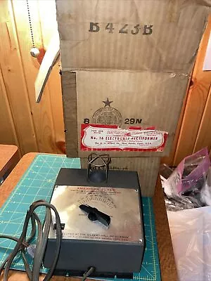 Vintage Gilbert American Flyer No. 16 Electronic Rectiformer & Box As Is • $30