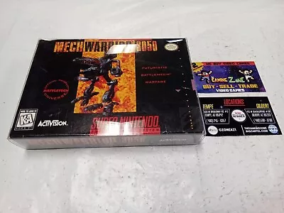 MechWarrior 3050 - SNES 1995 - MINT CONDITION - TESTED • $129.95