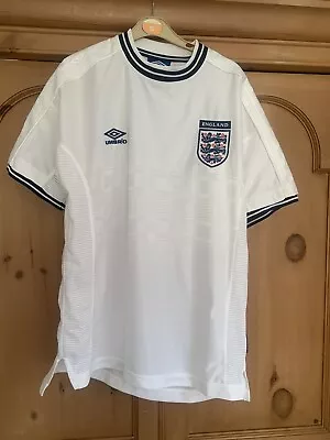 England Football Shirt Umbro  1999 2000 2001 / Size Large. • £19.88