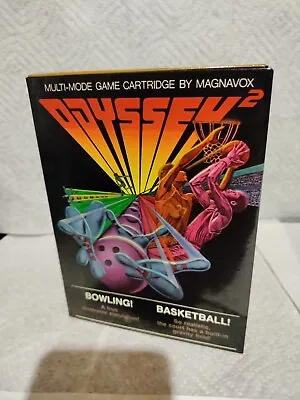 Bowling-Basketball!  (Magnavox Odyssey 2 1978) W/ Box & Manual • $12.99