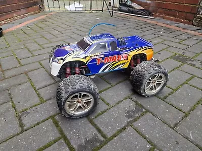 Traxxas T-maxx 3.3 1/8 Scale Rc Nitro 4wd Truckspares Or Repairssavagerevo • £51