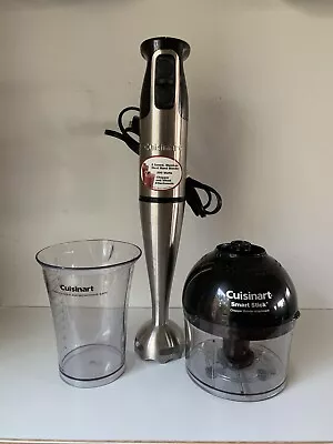 Cuisinart Smart Stick Variable Speed Hand Blender - CSB-77 With Chopper/ Grinder • $29.99