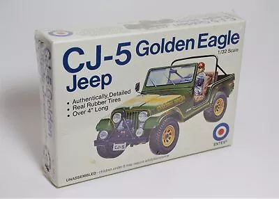 Entex 9601 1/32 Scale CJ-5 Golden Eagle Jeep Plastic Model Kit • $39.99