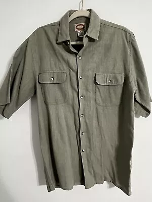 Vintage Banana Republic Men's 100% Cotton BOMBAY Shirt Size Medium Short Sleeve • $49.99