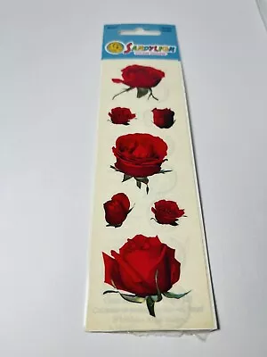 Vintage Sandylion Stickers Mylar Rose New And Sealed • $5.25