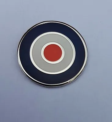 RAF Roundel Small Badge Enamel Pin Badge Scooters Mods SKA Oi! • £3.49