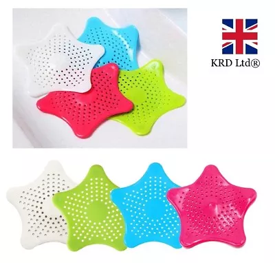 £2.38 • Buy SINK STRAINER Hair Trap Shower Rubber Bath Drain Cover UK