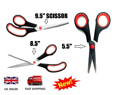 TAILORING SCISSORS STAINLESS STEEL DRESSMAKING SHEARS FABRIC Hair CRAFT CUTTING  • £2.99