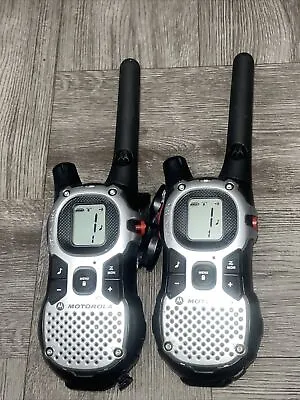 Motorola Talkabout 2-Way Radios MJ270R FRS/GMRS Radios Tested • $21