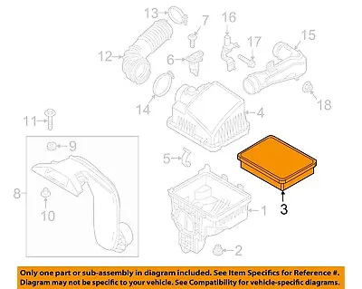 MAZDA OEM 16-17 CX-9 Engine-Air Filter PY8W133A0 • $31.66